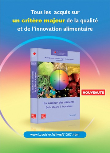 couverture livre La couleur des aliments