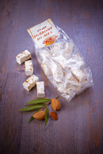 saveurs de sardaigne, nougat miel et amandes