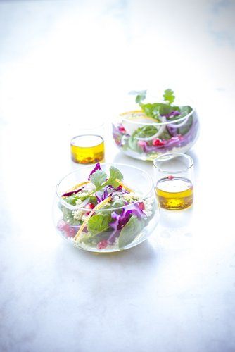 recette St Valentin, salade grenade