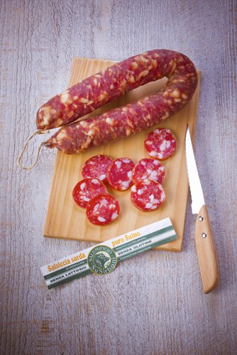 saveurs de sardaigne, saucisson classique