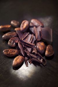 arômes de chocolat, fèves de cacao