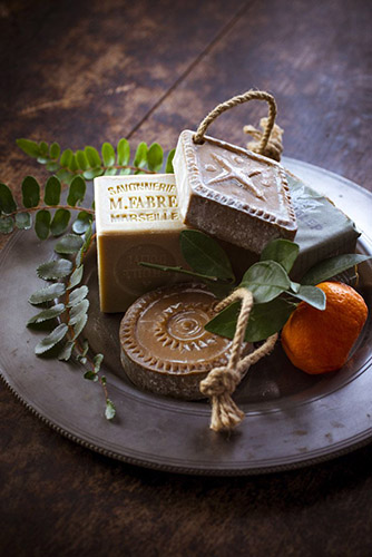 orange savon d' Alep fougère, savons naturels, savon de Marseille