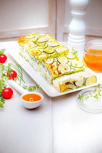 recettes prêtes en avance flan de courgette Companion de Moulinex make ahead recipes