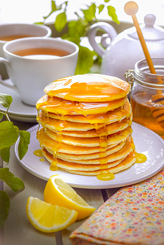 Pancakes ricotta miel citron snack collection tefal
