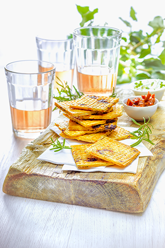 biscuits apéritif maison crackers romarin tomates séchées snack collection tefal