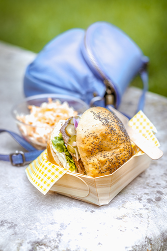 menu street food bagels et coleslaw companion moulinex