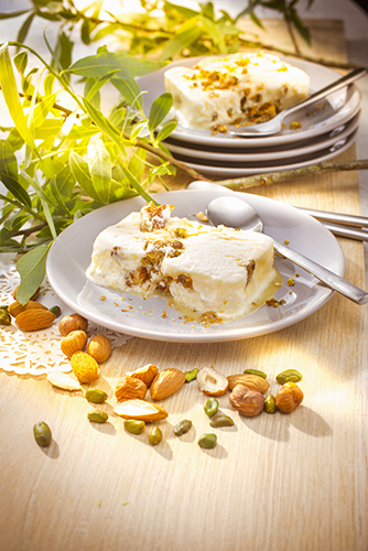 recette italienne semi fredo vanille amandes companion moulinex italian food