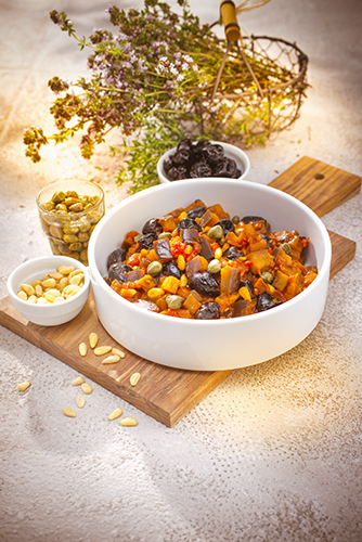 recette italienne caponata à l’italienne companion moulinex italian food