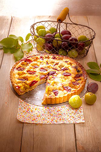 tarte amandine aux prunes gouter de rentree companion moulinex m