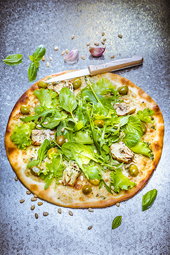 junk food healthy recipes green pizza