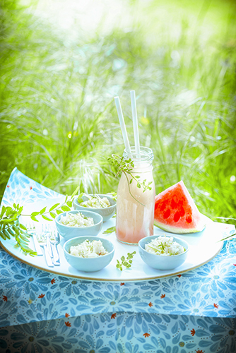 smoothie-peche-blanche-pasteque-tartare-dorade